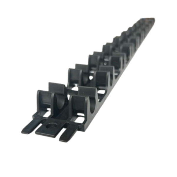 Rörhållarskena 12mm utan hulling