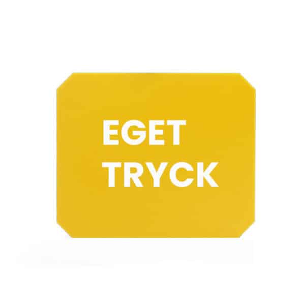 Isskrapa Bil Gul eget tryck