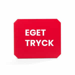 Isskrapa Bil Röd eget tryck